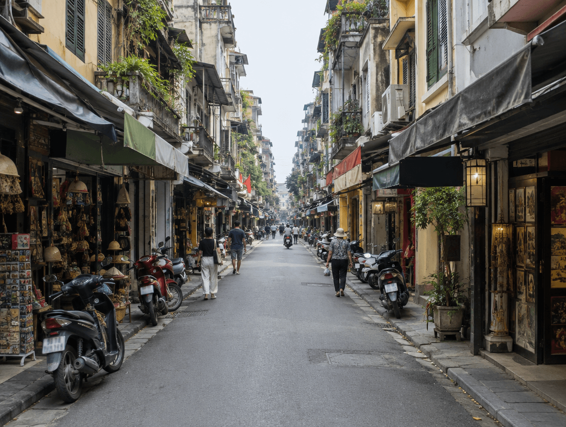 Ảnh mẫu Phố Hà Nội từ ảnh
