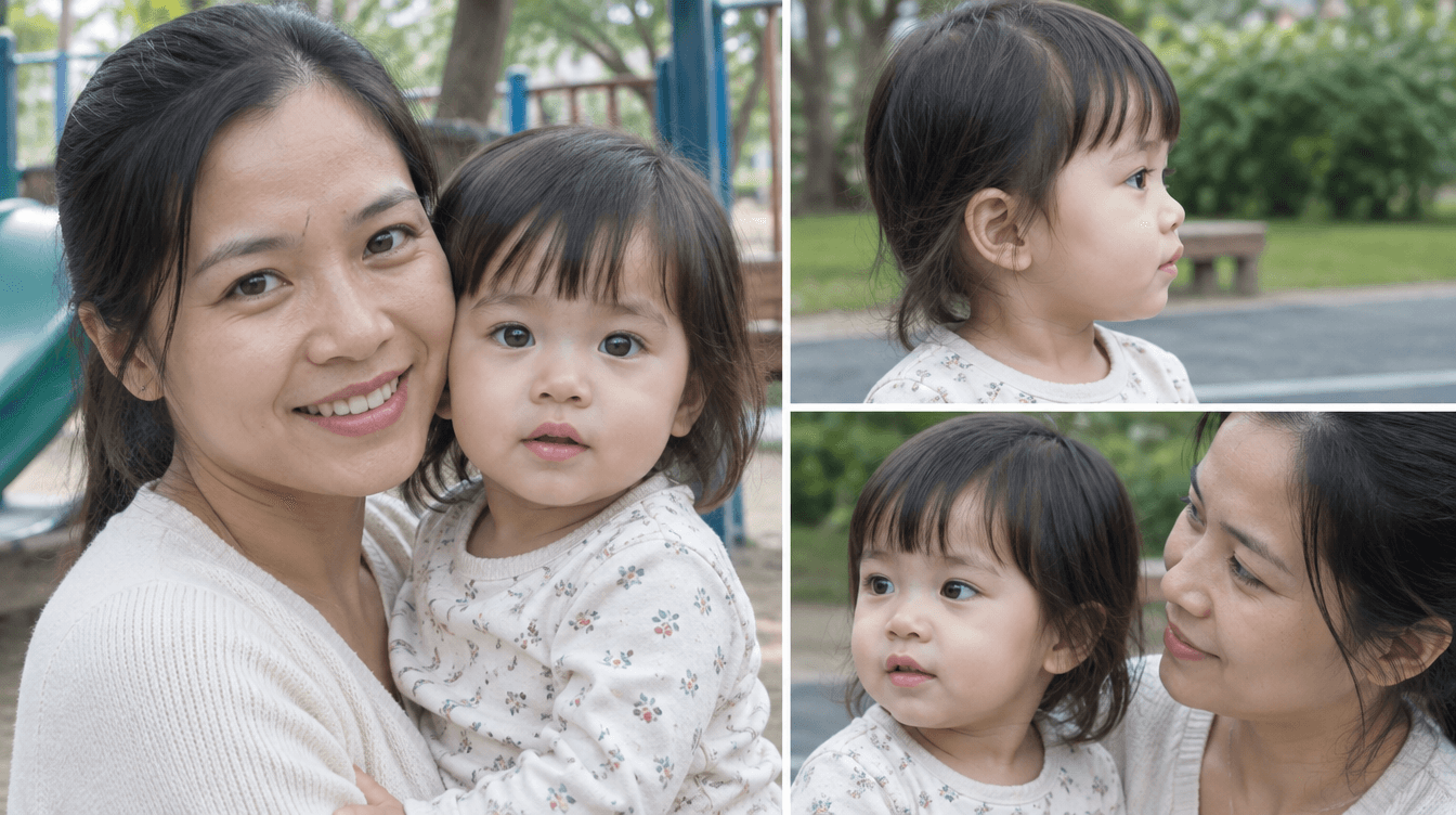 Ảnh mẫu Đầu trẻ em