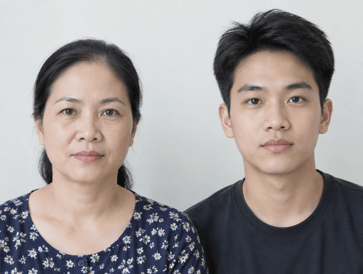 Ảnh mẫu Tỷ lệ chính diện