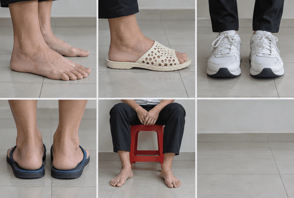 Ảnh mẫu Bàn chân = khối nêm